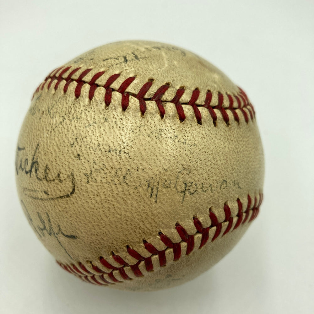 Bill McGowan "Single" Signed American League Baseball JSA COA RARE