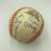 Roger Peckinpaugh  Bob Shawkey Joe Dugan Joe Wood Signed Baseball JSA COA