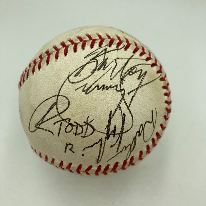 Ringo Starr & His All Starr Band Multi Signed Baseball Beatles JSA COA