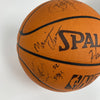 1997-98 Philadelphia 76ers Team Signed Game Basketball Allen Iverson Rookie JSA