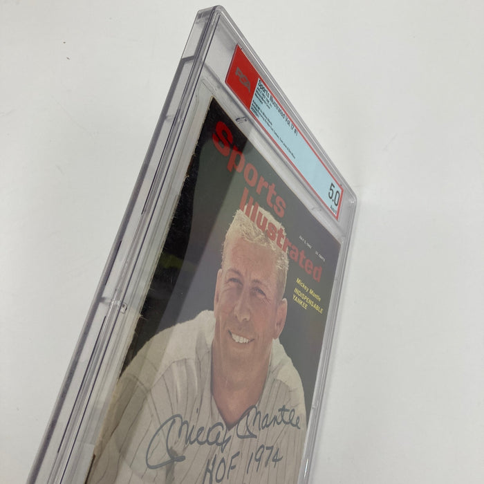 Mickey Mantle "HOF 1974" Signed 1962 Sports Illustrated PSA 9 MINT Auto