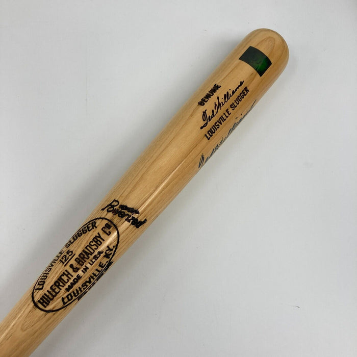 Beautiful Ted Williams "The Kid" Signed Inscribed Game Model Bat With JSA COA