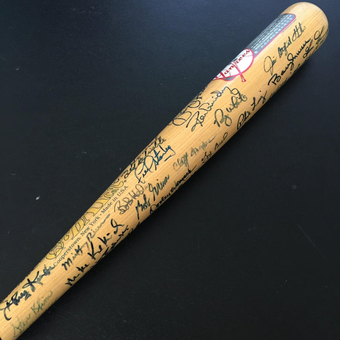 New York Yankees Hall Of Fame & Greats Signed Cooperstown Bat 62 Sigs! PSA DNA