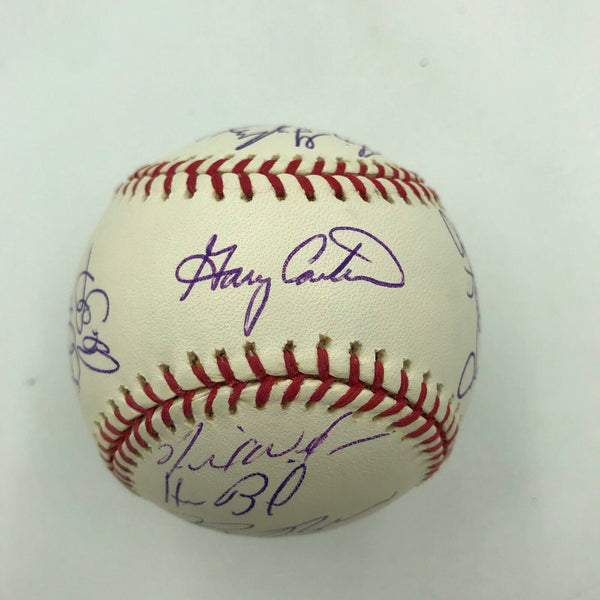 2006 Futures All Star Game Team Signed Baseball Gary Carter MLB Authentic