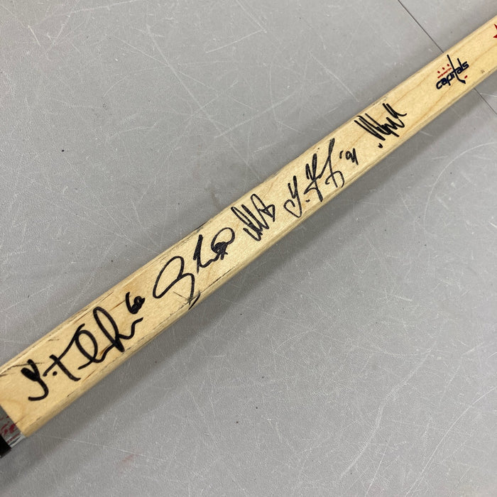 2008-09 Washington Capitals Team Signed Hockey Stick Alexander Ovechkin JSA COA