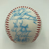 Vintage 1986 New York Mets World Series Champs Team Signed Baseball JSA COA