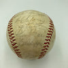 1962 New York Yankees W.S. Champs Team Signed Baseball Mickey Mantle JSA COA