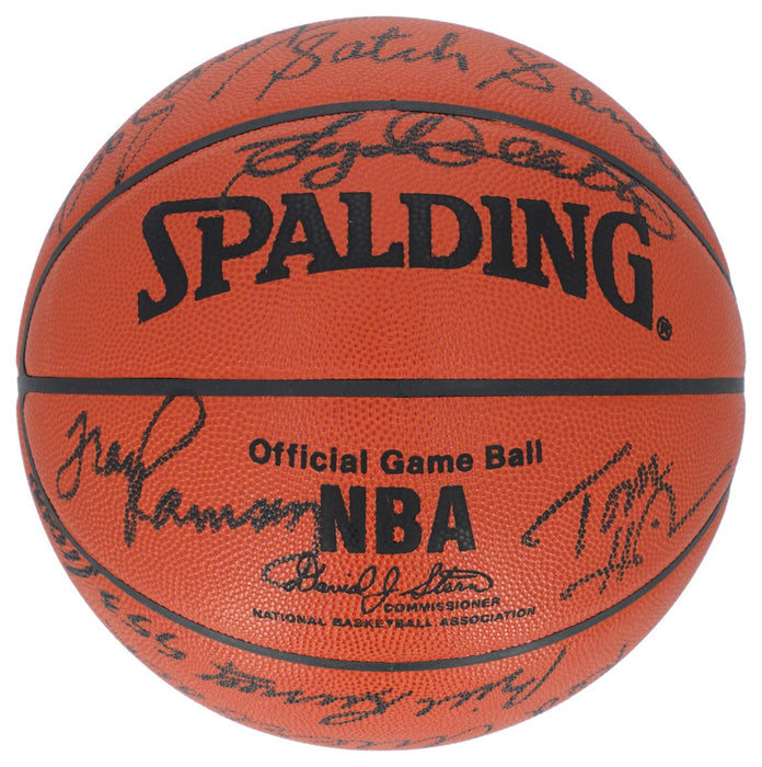 1962-1963 Boston Celtics NBA Champs Team Signed Basketball Bill Russell JSA COA