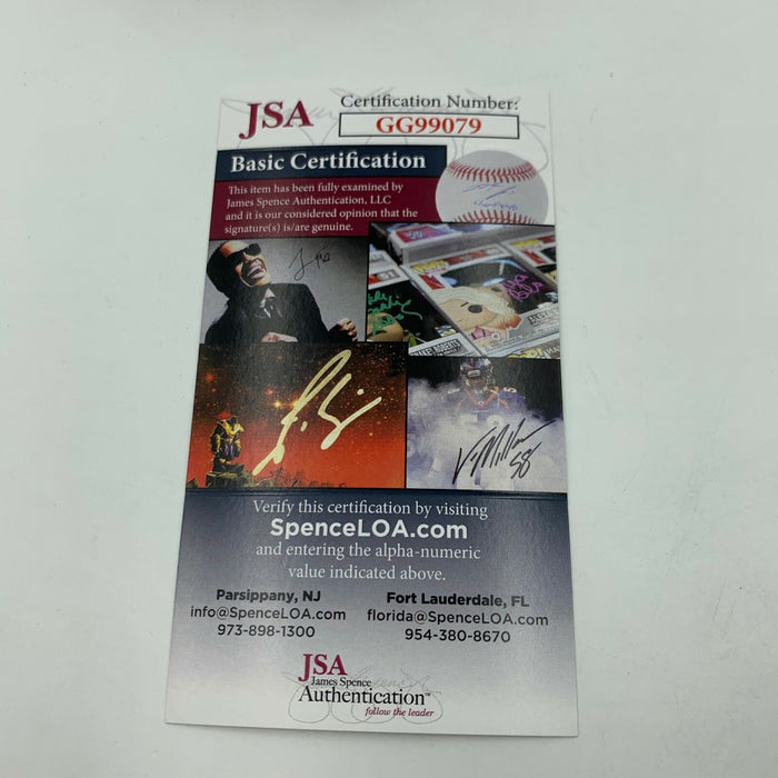 Rex Ryan & Bob Ryan NFL Coaches Signed Major League Baseball With JSA COA