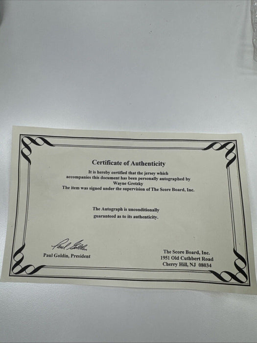 Wayne Gretzky Signed Los Angeles Kings Authentic Game Model CCM Jersey PSA DNA