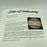 Beautiful Jim Hegan Signed 1950's American League Harridge Baseball PSA DNA COA