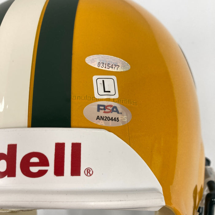 Bart Starr Super Bowl MVP Signed Full Size Green Bay Packers Helmet PSA DNA COA