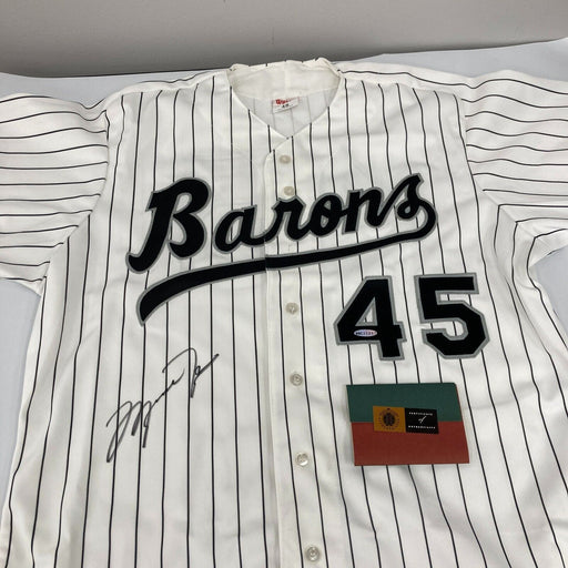 Michael Jordan Signed Birmingham Barons Baseball Jersey Upper Deck UDA COA