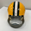 Bart Starr MVP Super Bowl HOF 1977 & Favre Signed Green Bay Packers Helmet JSA