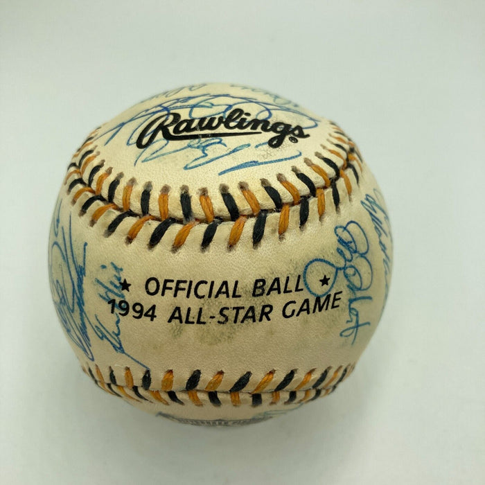 1994 All Star Game National League Team Signed Baseball Barry Bonds PSA DNA COA