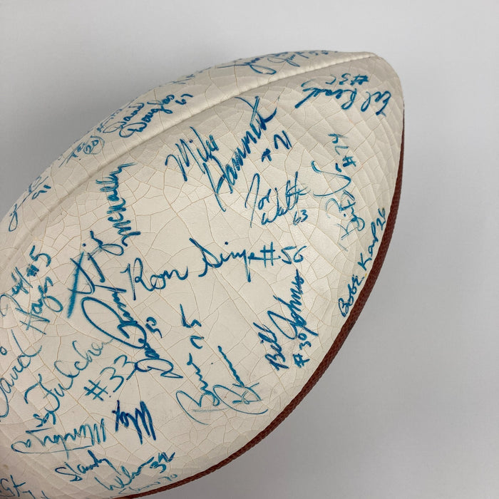 1986 Cincinnati Bengals Team Signed Wilson NFL Football