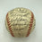 1975 Oakland A's Team Signed American League Baseball Beckett COA