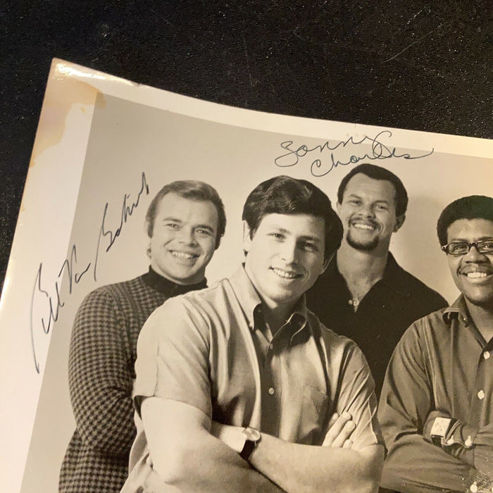 Checkmates Ltd. Band Signed Autographed Vintage Photo 5 Sigs With JSA COA