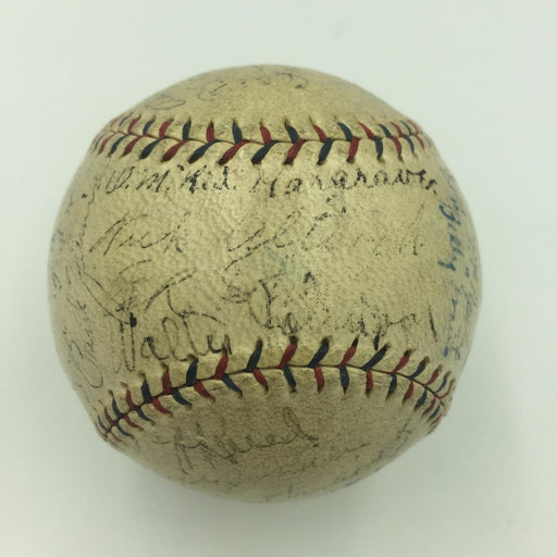 1924 Washington Senators WS Champs Team Signed Baseball Walter Johnson JSA COA