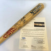 2000 NY Yankees WS Champs Team Signed Bat Derek Jeter Mariano Rivera JSA COA