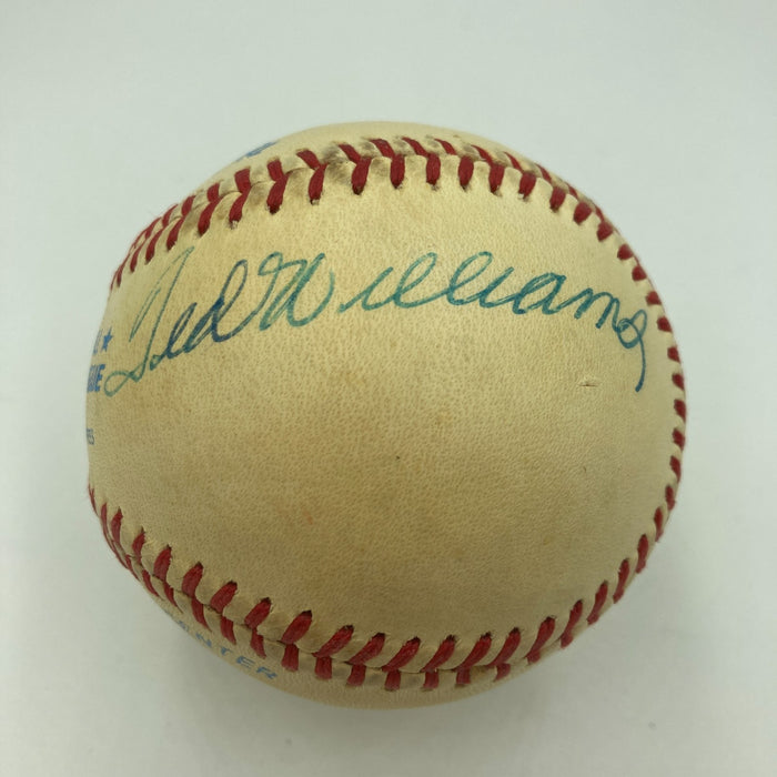 Mickey Mantle Joe Dimaggio Ted Williams Hank Aaron Signed Baseball PSA DNA & JSA