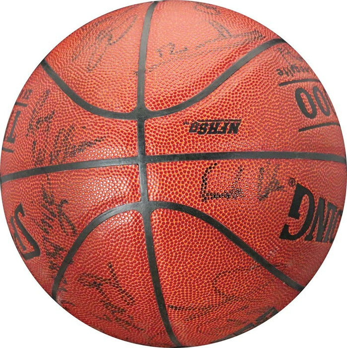 Lebron James Rookie 2004 Olympics Team USA Signed Basketball Tim Duncan JSA COA