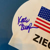 Kate Ziegler Signed Team USA Olympics Authentic Swim Cap With JSA COA