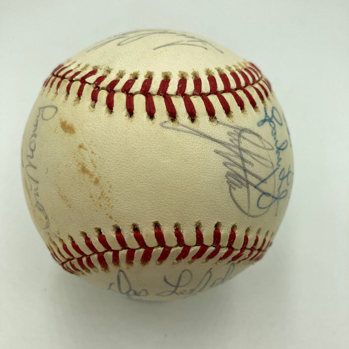 1976 American League All Star Game Team Signed Baseball Thurman Munson JSA COA