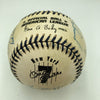 1996 Atlanta Braves NL Champs Team Signed Mickey Mantle Day Baseball JSA COA