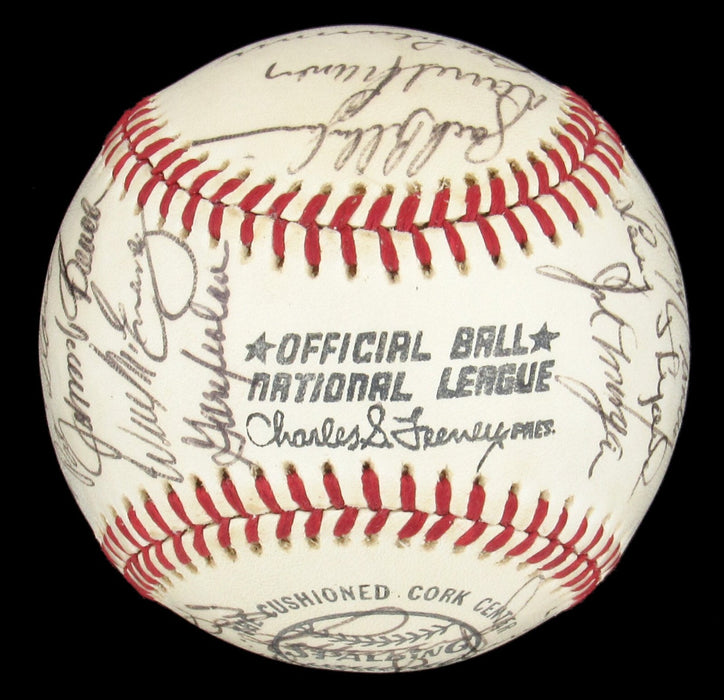 Beautiful  1975 Cincinnati Reds World Series Champs Team Signed Baseball PSA DNA