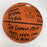 Magic Johnson Signed Heavily Inscribed STATS Basketball 18/32 JSA & Steiner COA