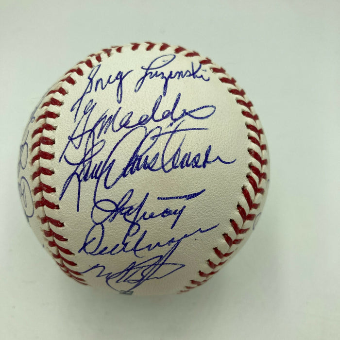 1980 Philadelphia Phillies World Series Champs Team Signed Baseball With JSA COA