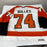 1973-74 Philadelphia Flyers Stanley Cup Champs Team Signed Jersey JSA COA