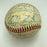 Washington Senators Legends Signed Baseball Moe Berg Goose Goslin 31 Sigs PSA