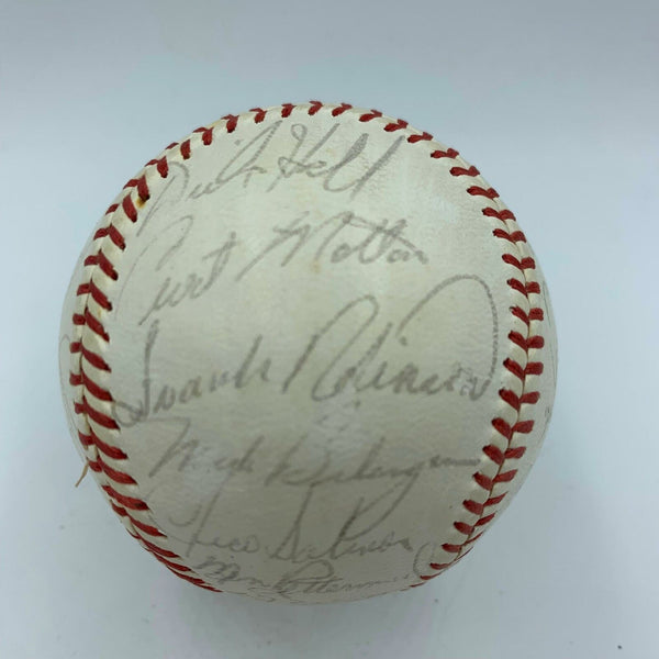 1969 Baltimore Orioles American League Champs Team Signed Baseball JSA COA