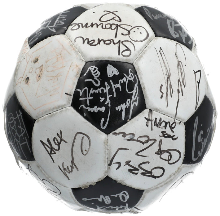 Donald Trump & Kanye West Celebrity Multi Signed Soccer Ball 30+ Sigs JSA COA