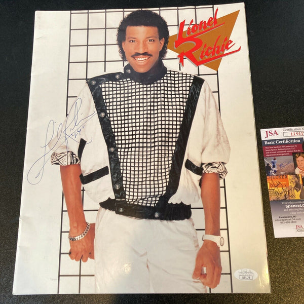 Lionel Richie Signed Autographed Large Magazine With JSA COA