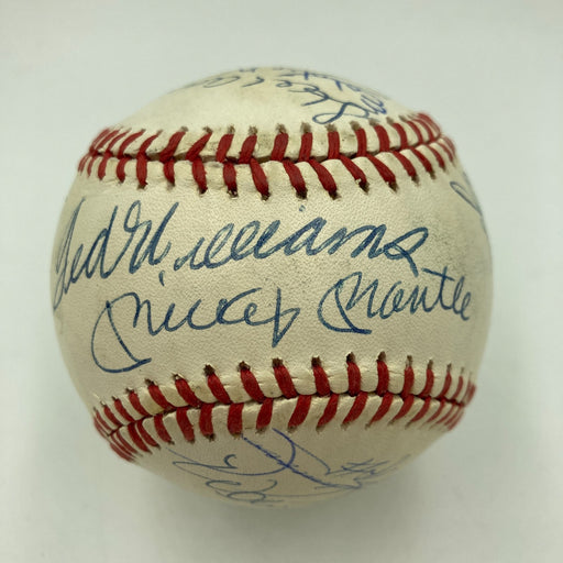 500 Home Run Signed Baseball With 18 Sigs! Mickey Mantle Ted Williams PSA DNA