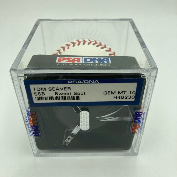 Tom Seaver "1969 Miracle Mets" Signed Baseball PSA DNA Graded 10 Gem Mint