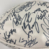 2005 Pro Bowl AFC Champs Team Signed Football Peyton Manning & Drew Brees