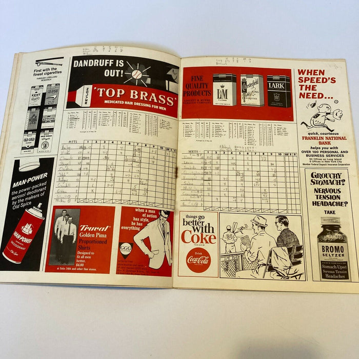 1965 New York Mets Signed Vintage Program