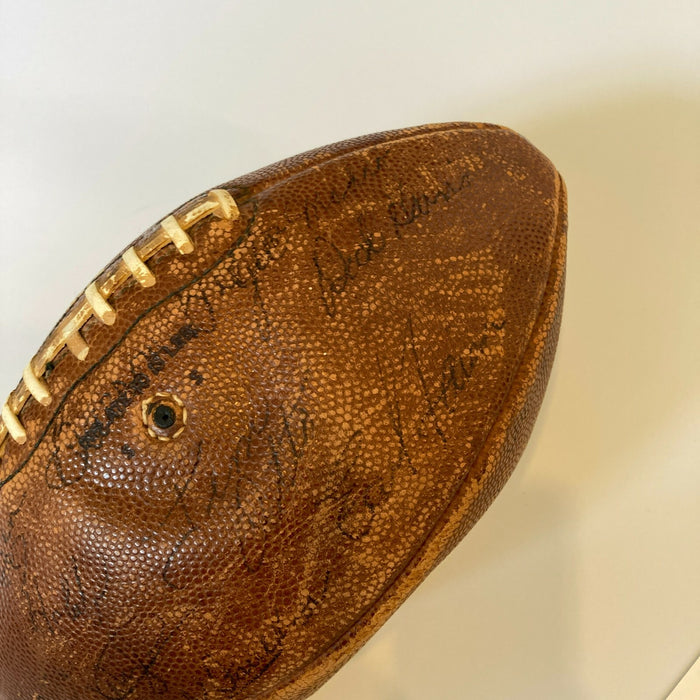 1962 All Star Game AFL Team Signed Game Used Football Al Davis Jack Kemp JSA COA