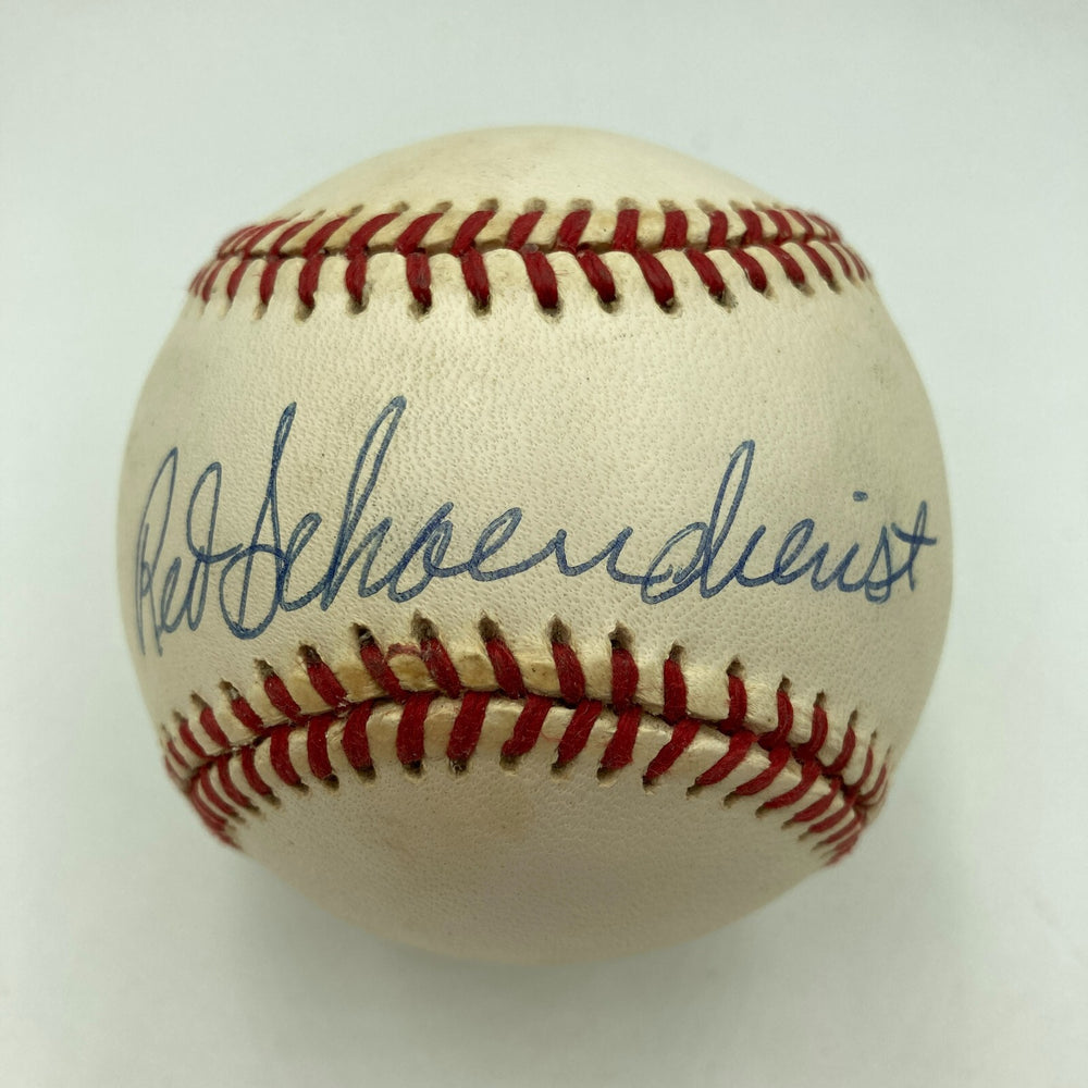 Red Schoendienst Signed Official National League Baseball JSA COA