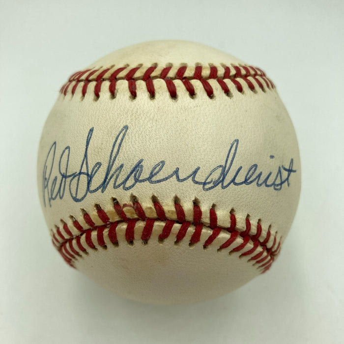Red Schoendienst Signed Official National League Baseball JSA COA