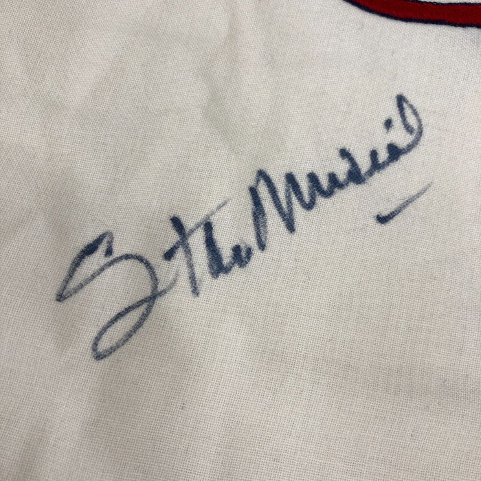 Stan Musial Signed Authentic Mitchell & Ness St. Louis Cardinals Jersey JSA COA