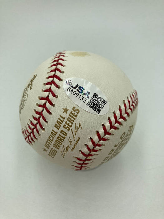 Bob Seger Single Signed Official 2006 World Series Baseball JSA COA RARE