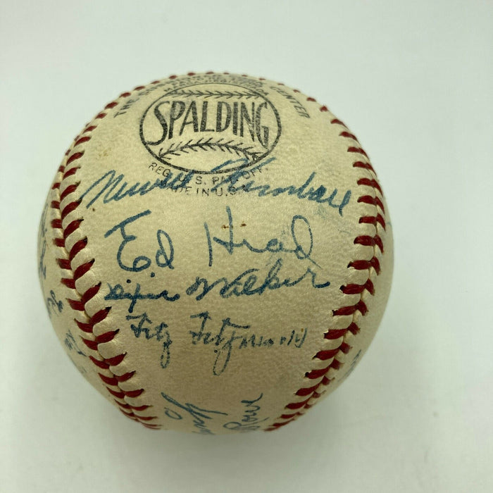 Stunning 1942 Brooklyn Dodgers Team Official National League Baseball JSA COA