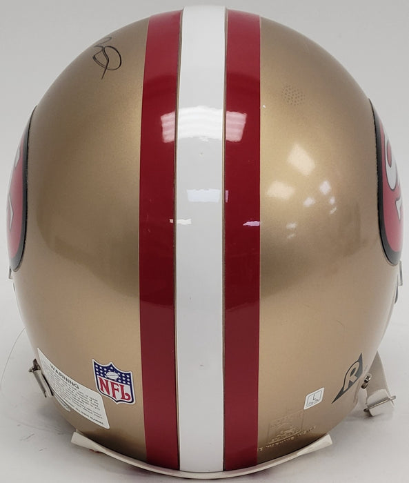Joe Montana Signed San Francisco 49ers Full Size Authentic Helmet UDA Upper Deck