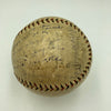 1929 Chicago Cubs NL Champs Team Signed Baseball Rogers Hornsby Beckett COA