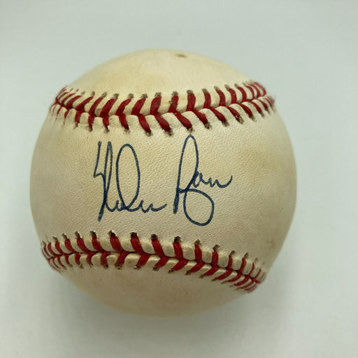 Nolan Ryan Signed Official American League Baseball JSA COA